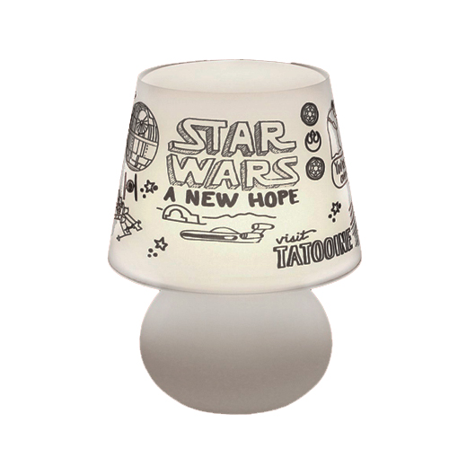 ABAJUR MICRO LAMPE STAR WARS DOODLES