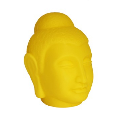 ABAJUR LUMINÁRIA BUDA  AMARELO