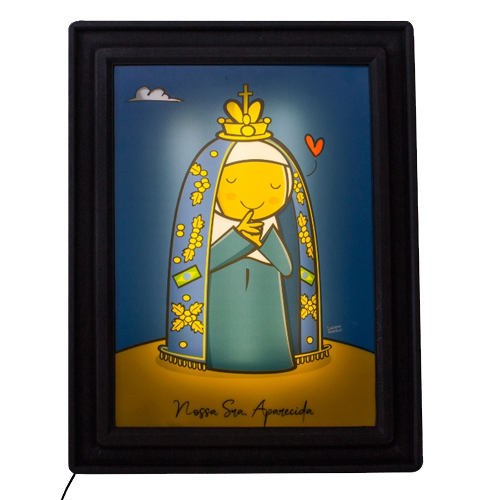 QUADRO ILUMINADO NOSSA SENHORA LUCIANO MARTINS