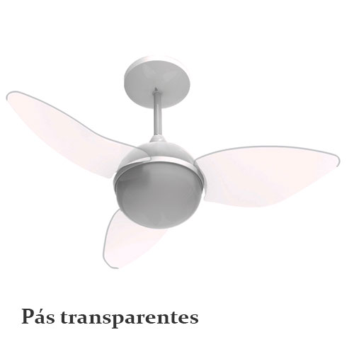 Ventilador de teto SMART cristal