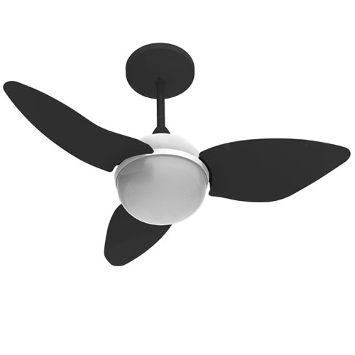 Ventilador de teto SMART preto