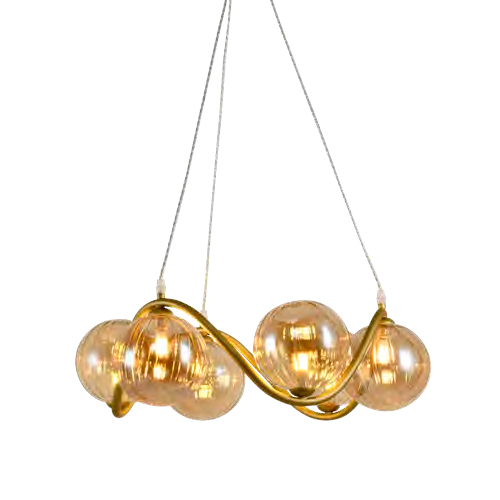 Lustre Pendente Malu 6 globos