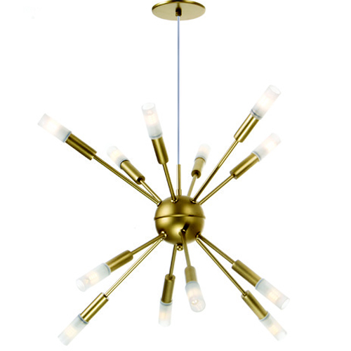 Lustre  Pendente SPUTNIK  com acrílico 12L