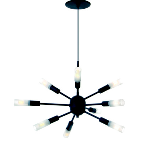 Lustre  Pendente SPUTNIK  com acrílico 9L