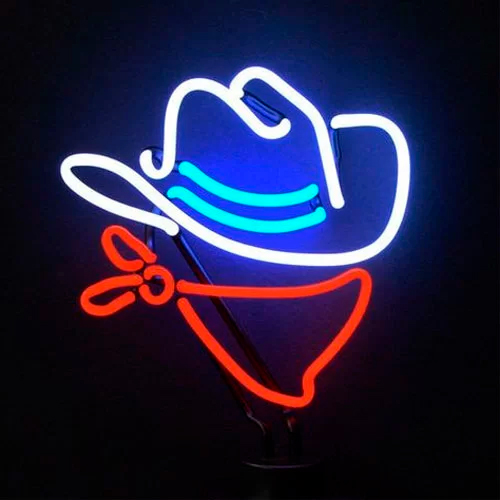 Abajur NEON cowboy