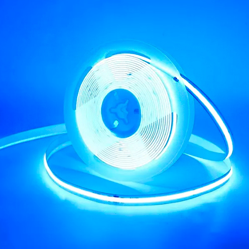 Fita LED Cob Interna Azul Claro