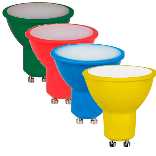 Lâmpada Dicroica LED Cores