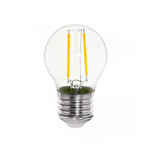 Lâmpada bolinha Transparente LED G45