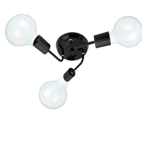 Plafon Sputnik 3 lâmpadas