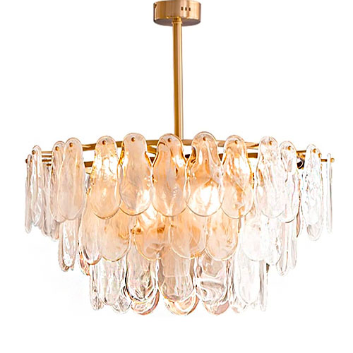 Lustre Redondo Placas Gravadas
