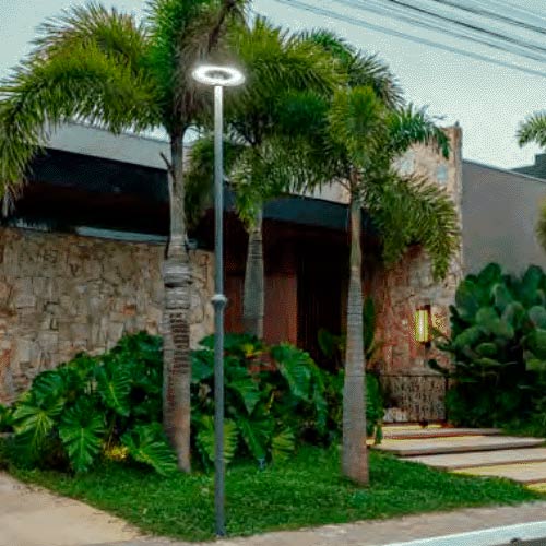 Poste LED redondo 