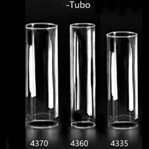 Tubo Vidro vazado lados