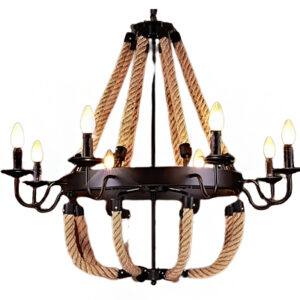 Lustre corda cânhamo 8L
